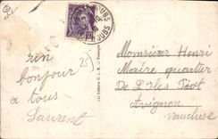 CPA L'Isle Sur Le Doubs Rue Du Cornet