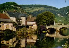 CPSM Vuillafans Le Vieux Pont Sur La Loue
