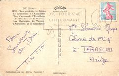 CPA DIE Vue Generale La Drome