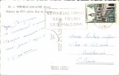 CPA Verneuil Sur Avre Maison rue du canon
