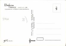 CPSM Dreux Vue Aerienne Le Stade Et La Salle des Sports