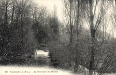 CPA Coulombs Le Deversoir Du Moulin