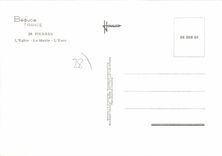 CPSM Pierres L'Eglise La Mairie L'Eure