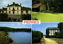 CPSM Pierres La Mairie Les Etangs Vieux Lavoir moulin