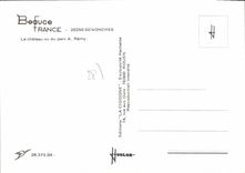 CPSM Senonches Le Chateau Vu Du Parc