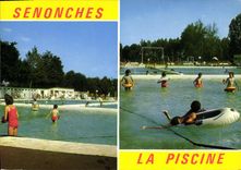 CPSM Senonches La Piscine