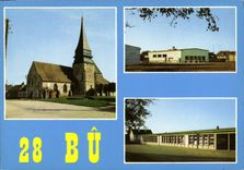 CPSM Bu L'Eglise Le Groupe Scolaire