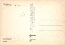 CPSM Bu Place Des Halles