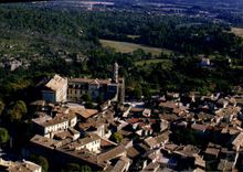 CPSM Uzes Vue Panoramique Sur La Cathedrale