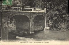 CPA Fumades Les Bains Le Vieux Pont Sur I'Alauzene