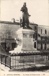 CPA Aigues Mortes La Statue De Saint Louis