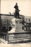 CPA Aigues Mortes La Statue De Saint Louis