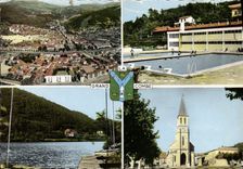 CPSM La GRANDE COMBE Vues diverses