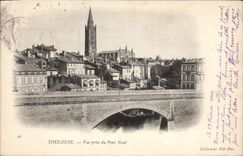 CPA Toulouse Vue Prise du Pont Neuf