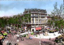 CPSM Toulouse La ville Rose Carrefour Boulevard Strasbourg Place Jeanne d'Arc