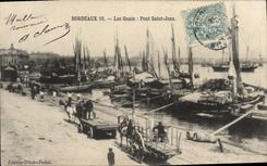 CPA Bordeaux Les Quais Pont Saint Jean