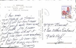 CPA Bordeaux Le Stade Municipal Entree Boulevard General Leclerc