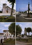 CPSM Saint Aubin De Medoc L'Eglise Le Calvaire Le Centre Administratif