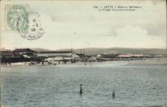 CPA Cette Station Balneaire La Plage Vue Panoramique