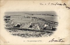 CPA Cette Vue Panoramique Du Port