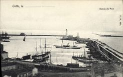 CPA Cette Entree Du Port
