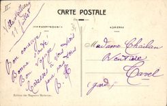 CPA Cette Esplanade Centrale Kiosque Franeke