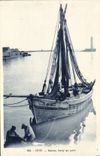 CPA Sete Bateau Boeuf Au Port