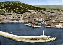 CPSM Sete Vue Generale Aerienne Sur Le Port