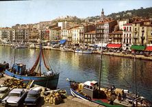 CPSM Sete Le Canal Et Vue Sur La Ville