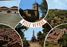 CPSM Villeveyrac Cave Cooperative L'Eglise Vue Generale