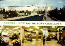 CPSM Rennes Hopital De Pont Chailloux