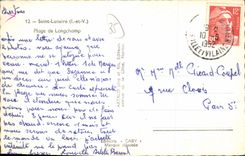 CPA Saint Lunaire Plage De Longchamp