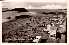 CPA Saint Malo La Plage Et Les Beys