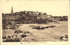 CPA Saint Malo La Ville Et Les Remparts
