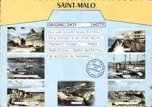CPSM Saint Malo Pas Une Minute Pour Ecrire