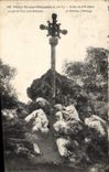 CPA Vieux Vy Sur Couesnon croix granit