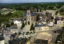 CPSM Pipriac Vue Aerienne La Place