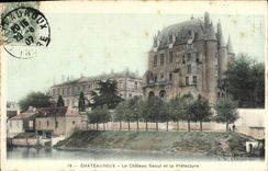 CPA CHATEAUROUX Le Chateau Raoul Et La Prefecture