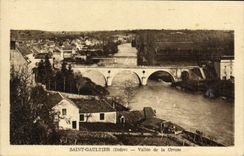 CPA Saint Gaultier Vallee De La Creuse