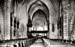 CPA St Marcel L'Interieur de l'église