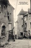 CPA Saint Gaultier Rue Du Cheval Blanc