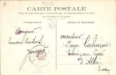 CPA Tours Hotel Gouin Rue Du Commerce