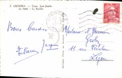 CPA Grenoble Cours Jean Jaures La Bastille