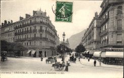 CPA Grenoble Le Boulevard Gambetta