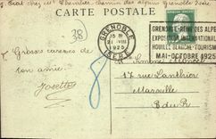 CPA Grenoble Exposition Internationale De La Houille Blanche Et Du Tourisme pavillon italien