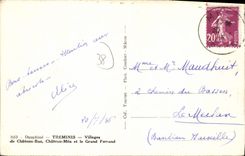 CPA Treminis Villages De Chateau Bas Chateau Mea Grand Ferrand