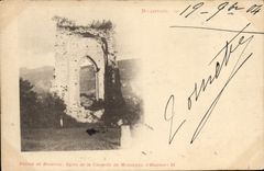 CPA Ruines De Beauvoir Ogive De La Chapelle Du Monastere