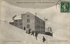 CPA Pelerinage De Notre Dame De La Salette En Hiver poste