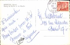 CPA Morestel Etang De Roche Et Le Moulin