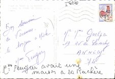 CPSM téléski de la RUCHERE Combe De Corbel